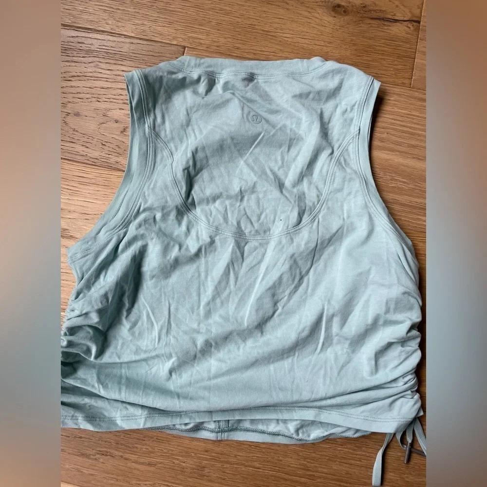 Lululemon Cinch it Up Tank Top in Hazy Jade